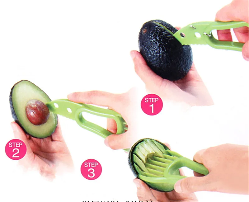 3-in-1 Avocado Slicer Multi-functional Fruit Cutter Knife Corer Pulp Separator Shea Butter Knife Kitchen Gadgets
3-in-1 Avocado Slicer Multi-functional Fruit Cutter Knife Corer Pulp Separator Shea Butter Knife Kitchen Gadgets