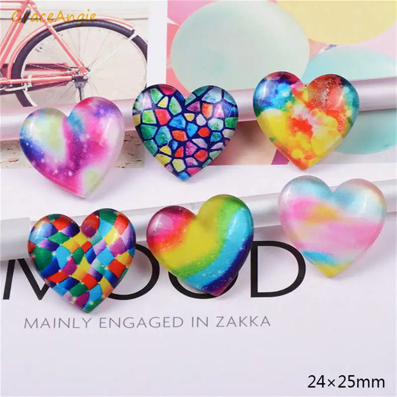 GraceAngie 10pcs Resin Kawaii Gradient Mosaic Heart Cabochon Flatback Embellishments for Scrapbooking DIY Phone Decor Hair Clip
GraceAngie 10pcs Resin Kawaii Gradient Mosaic Heart Cabochon Flatback Embellishments for Scrapbooking DIY Phone Decor Hair Clip