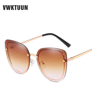 VWKTUUN Rimless Sunglasses Women Oversized Sun glasses For Men Cat Eye Glasses UV400 Points Metal Sunglass Gradient Sunglasses
VWKTUUN Rimless Sunglasses Women Oversized Sun glasses For Men Cat Eye Glasses UV400 Points Metal Sunglass Gradient Sunglasses