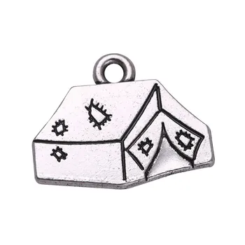 10pcs Charms Outdoor Camp Tent 13x17mm Antique Silver Color Pendant Outdoor Camp Tent Charms For Jewelry Making Jewelry Findings
10pcs Charms Outdoor Camp Tent 13x17mm Antique Silver Color Pendant Outdoor Camp Tent Charms For Jewelry Making Jewelry Findings