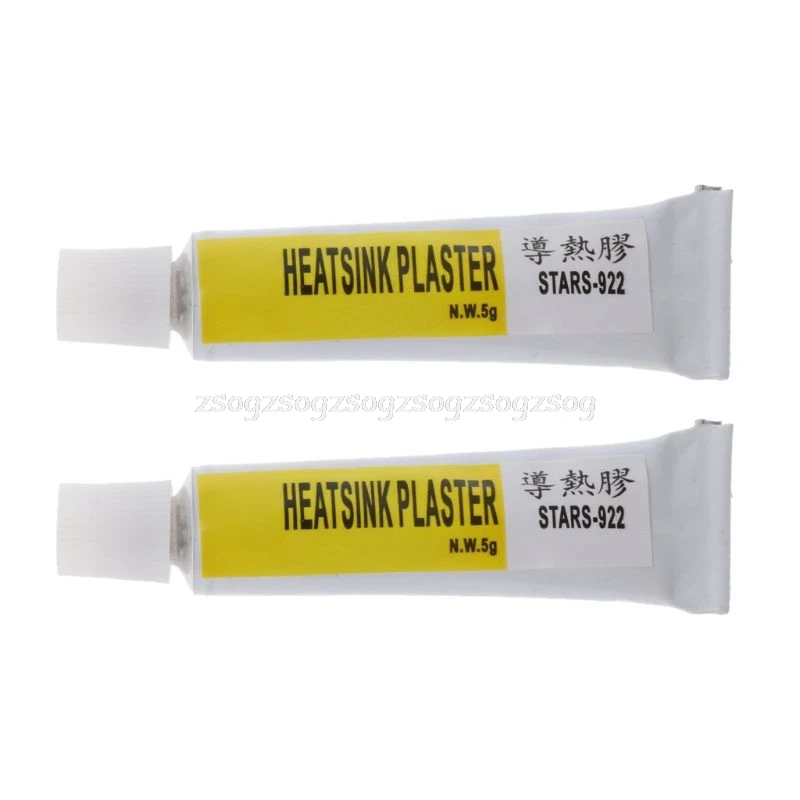 2Pcs Heatsink Plaster Thermal Silicone Adhesive Cooling Paste Strong Adhesive Compound for GPU Chip Radiator Cooling Heatsink
2Pcs Heatsink Plaster Thermal Silicone Adhesive Cooling Paste Strong Adhesive Compound for GPU Chip Radiator Cooling Heatsink