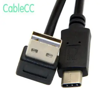 USB-C USB 3.1 Type C to USB 2.0 90 Degree Up & Down Angled Data Cable for Macbook & Tablet & Cell Phone
USB-C USB 3.1 Type C to USB 2.0 90 Degree Up & Down Angled Data Cable for Macbook & Tablet & Cell Phone