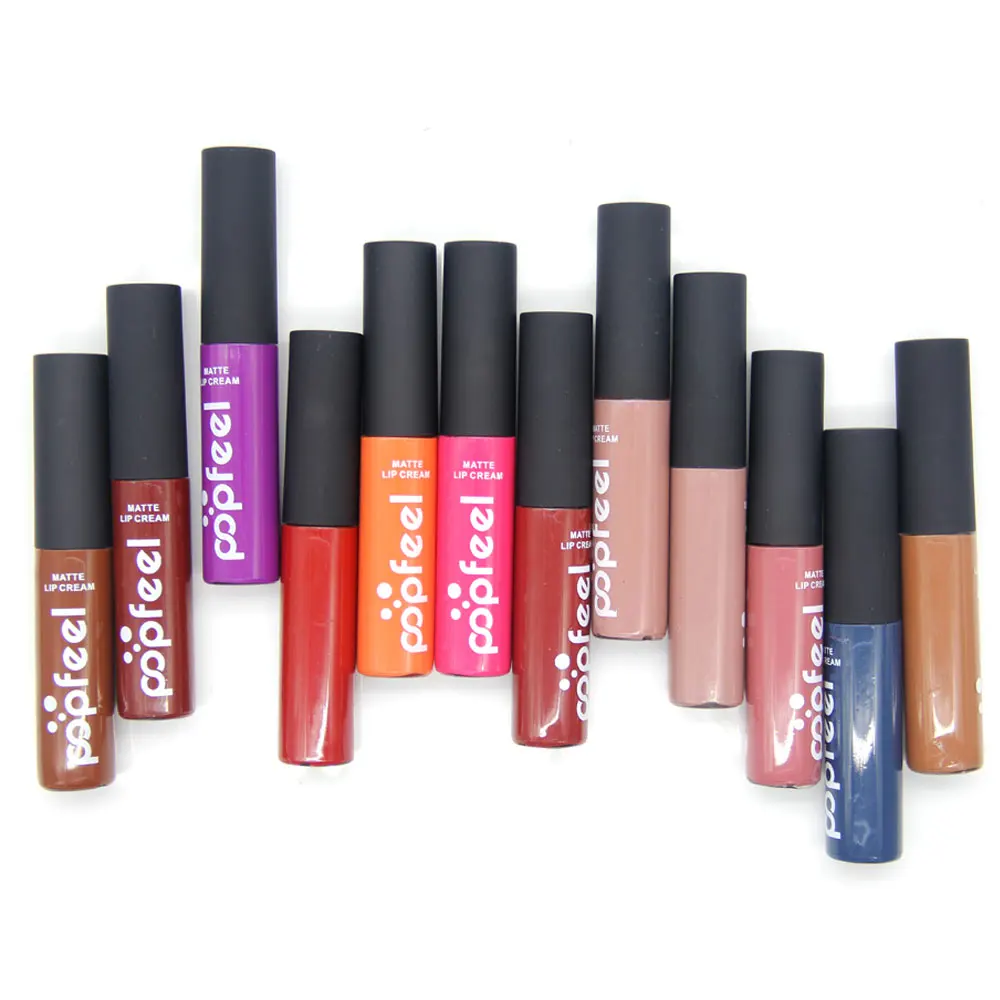 Liquid Lipstick Waterproof batom Tint Lip Gloss Velvet True Brown Nude Matte Makeup Lipstick lip tattoo lipgloss Popfeel
Liquid Lipstick Waterproof batom Tint Lip Gloss Velvet True Brown Nude Matte Makeup Lipstick lip tattoo lipgloss Popfeel