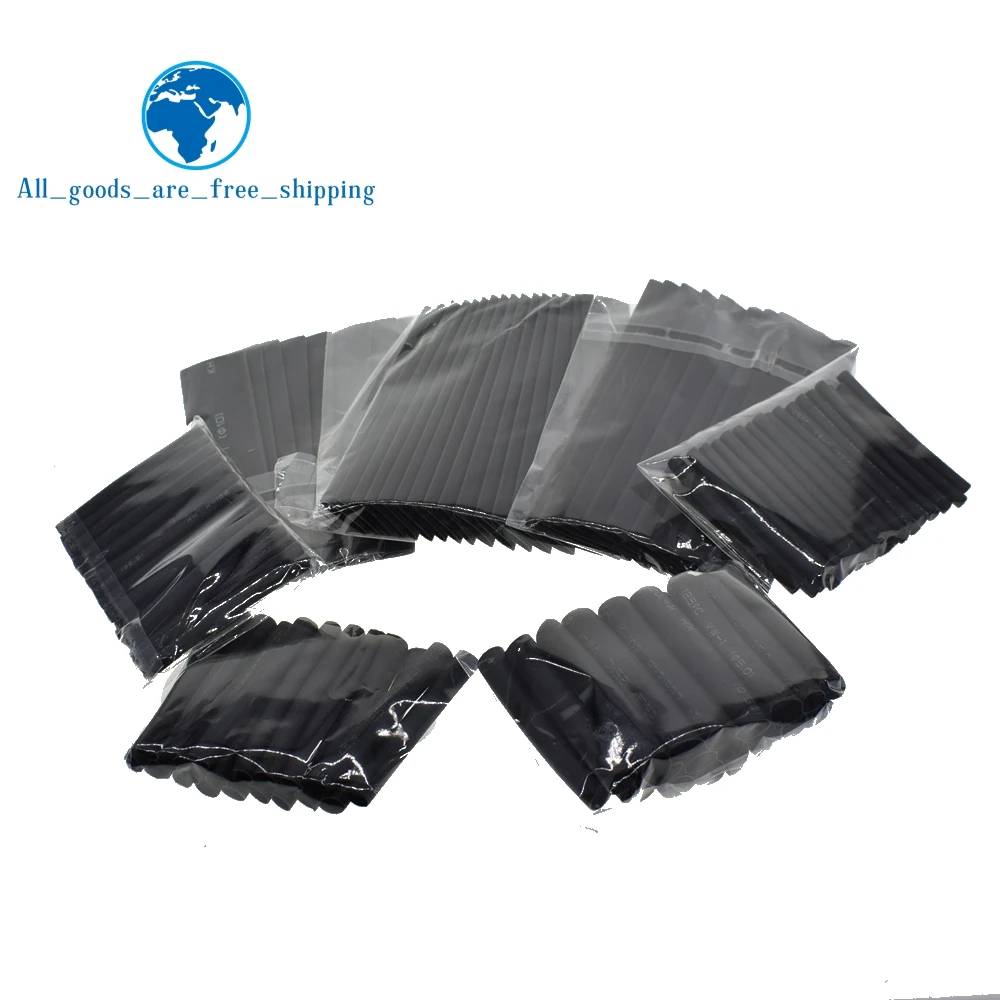 TZT 127pcs/set Assorted Heat Shrink Tube Black Wire Wrap Electrical Insulation Cable Sleeving 2-13mm
TZT 127pcs/set Assorted Heat Shrink Tube Black Wire Wrap Electrical Insulation Cable Sleeving 2-13mm
