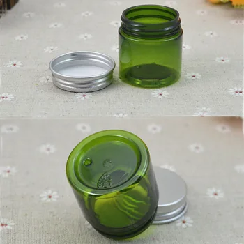 50pcs 30g green cream jar container ,cosmetic container,DIY plastic bottle,display bottle,1oz cosmetic packaging 
50pcs 30g green cream jar container ,cosmetic container,DIY plastic bottle,display bottle,1oz cosmetic packaging