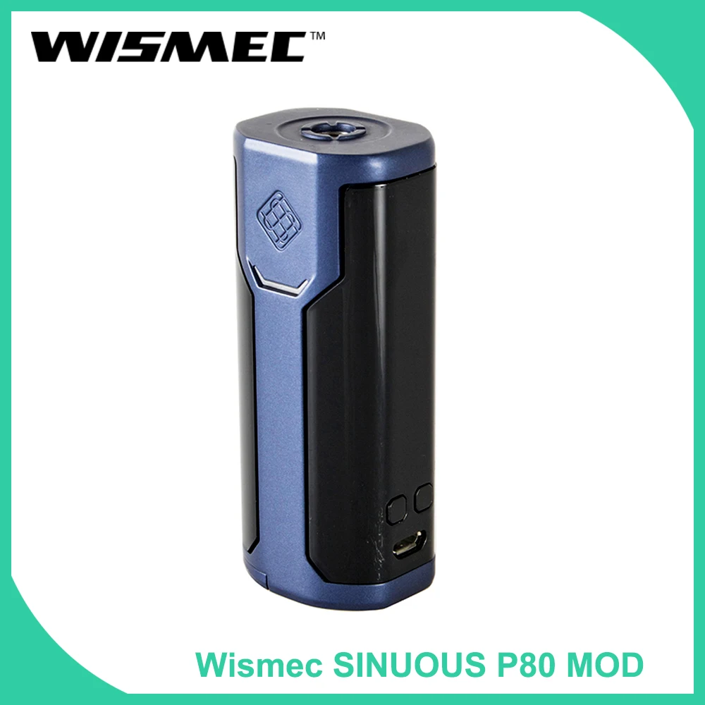Original Wismec Sinuous P80 TC Box Mod without 18650 battery Sinuous Box MOD 80W Electronic Cigarette Vape box mod
Original Wismec Sinuous P80 TC Box Mod without 18650 battery Sinuous Box MOD 80W Electronic Cigarette Vape box mod