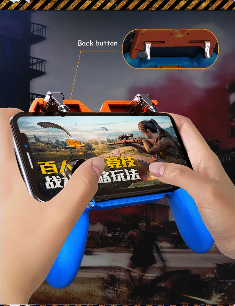 W19 PUBG Gamepad Joystick Metalen L1 R1 PUBG Trigger Game Shooter Controller for IPhone Android Gaming Gamepad
W19 PUBG Gamepad Joystick Metalen L1 R1 PUBG Trigger Game Shooter Controller for IPhone Android Gaming Gamepad