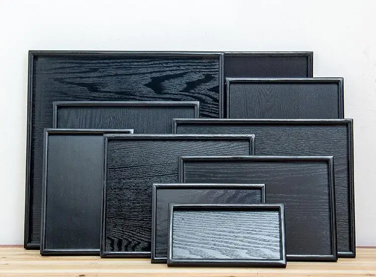 1PC 8 Size Premium Quality Black Wood Dinning Bread Breakfast Tray Serving Trays for Dessert Cake Cupcake Fruit Tea Tray W0042
1PC 8 Size Premium Quality Black Wood Dinning Bread Breakfast Tray Serving Trays for Dessert Cake Cupcake Fruit Tea Tray W0042