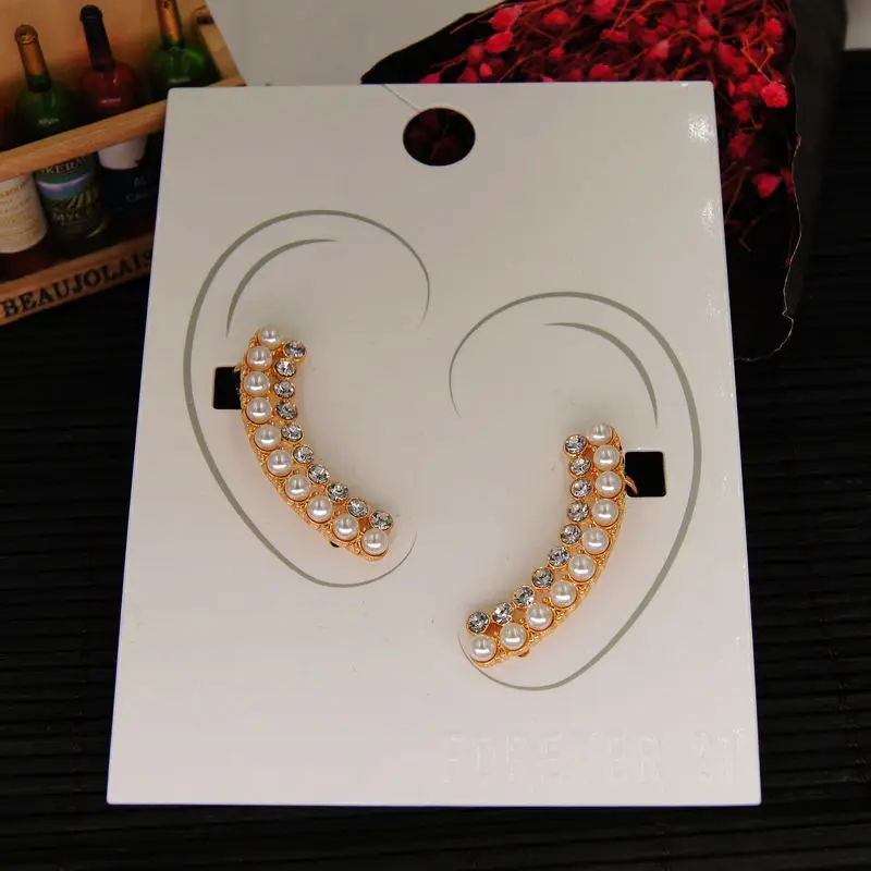 2019 Hot Sale Newest Design Gold Color Ear Jewelry Earring For Women String Zircon Pearl Stud Earrings Brincos Girl Gift DE7
2019 Hot Sale Newest Design Gold Color Ear Jewelry Earring For Women String Zircon Pearl Stud Earrings Brincos Girl Gift DE7