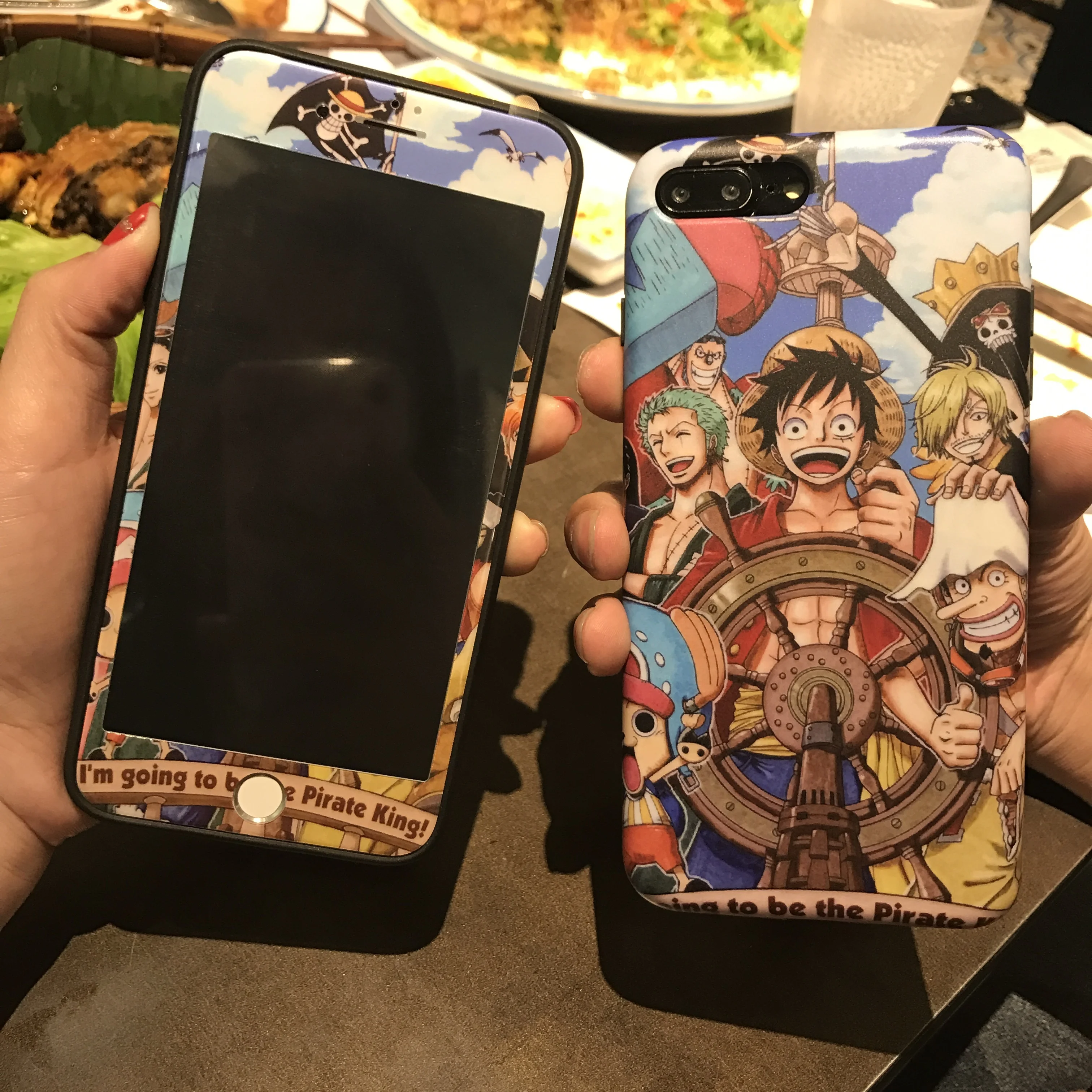 Tempered glass for iphone 6 6s 7 plus 8 Screen Protector Toughened Glass+Soft TPU Phone Case One Piece Luffy Choppe Zoro Pattern
Tempered glass for iphone 6 6s 7 plus 8 Screen Protector Toughened Glass+Soft TPU Phone Case One Piece Luffy Choppe Zoro Pattern