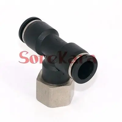 Pneumatic 1/4" Tube x 1/8" NPT Thread Female Tee Branch Connector Push In Fitting
Pneumatic 1/4" Tube x 1/8" NPT Thread Female Tee Branch Connector Push In Fitting
