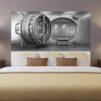 3D Bank Vault Creative Headboard Sticker Sofa Background Wall Sticker Bedroom Living Room Home Decoration Mural Sticker 90x180cm
3D Bank Vault Creative Headboard Sticker Sofa Background Wall Sticker Bedroom Living Room Home Decoration Mural Sticker 90x180cm