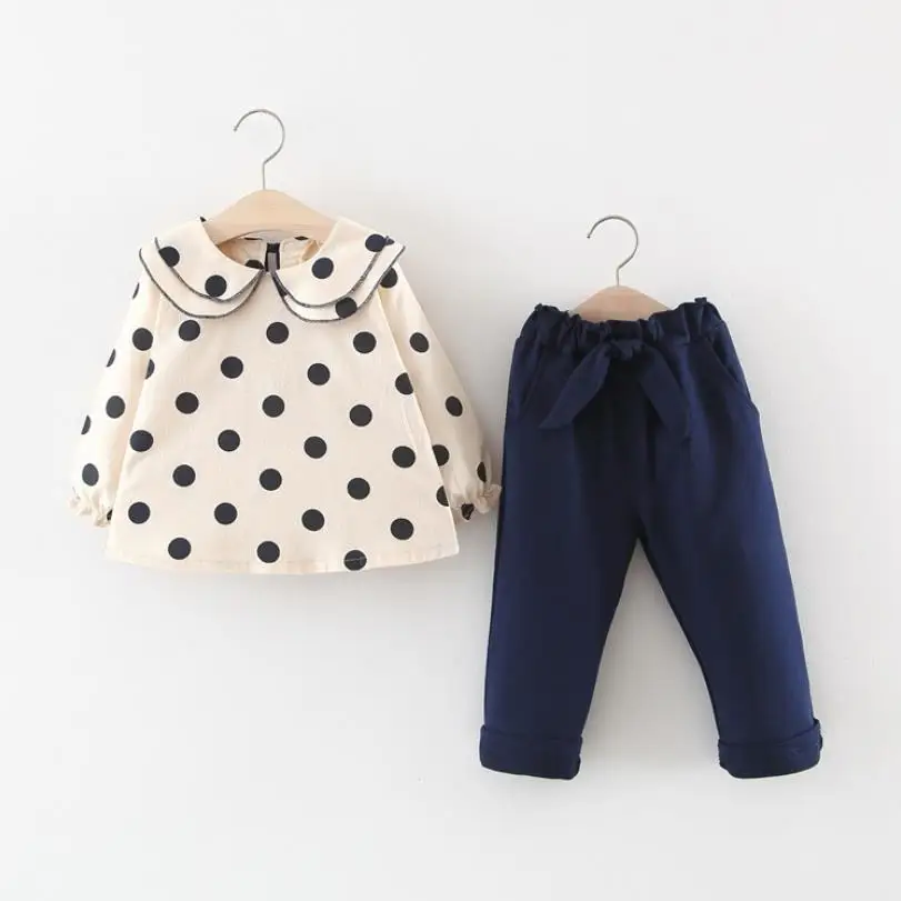Toddler Girls Clothing Set Formal Dot Shirt Pants 2pcs Outfits For Girl Cute Christmas Suit Fall Korean 5 Years Boutique Clothes
Toddler Girls Clothing Set Formal Dot Shirt Pants 2pcs Outfits For Girl Cute Christmas Suit Fall Korean 5 Years Boutique Clothes