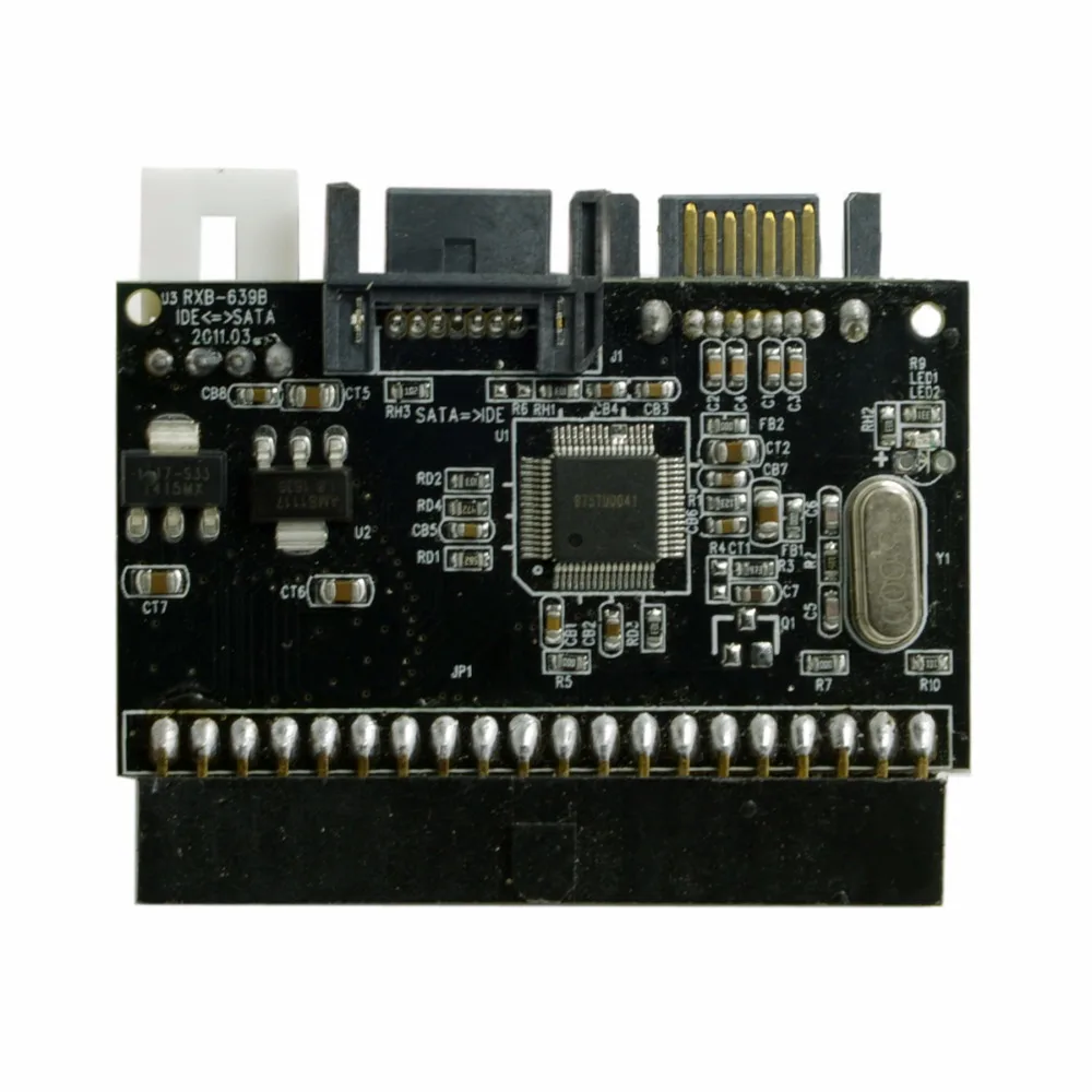 IDE 100 133 PATA to Dual Serial SATA 7PIN Adapter Reversible Converter for Hard Disk Drive
IDE 100 133 PATA to Dual Serial SATA 7PIN Adapter Reversible Converter for Hard Disk Drive