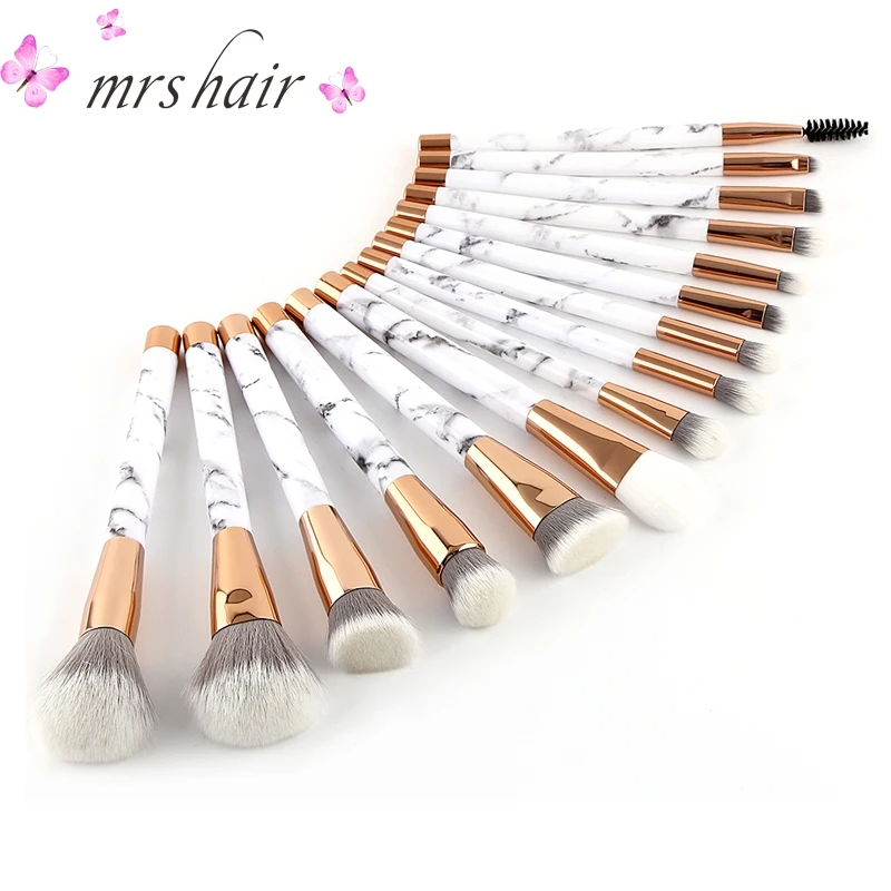 15Pcs Professional Makeup Brushes set Marbling Handle Eye Shadow Eyebrow Lip Cosmetic Powder Foundation Brushes Set
15Pcs Professional Makeup Brushes set Marbling Handle Eye Shadow Eyebrow Lip Cosmetic Powder Foundation Brushes Set