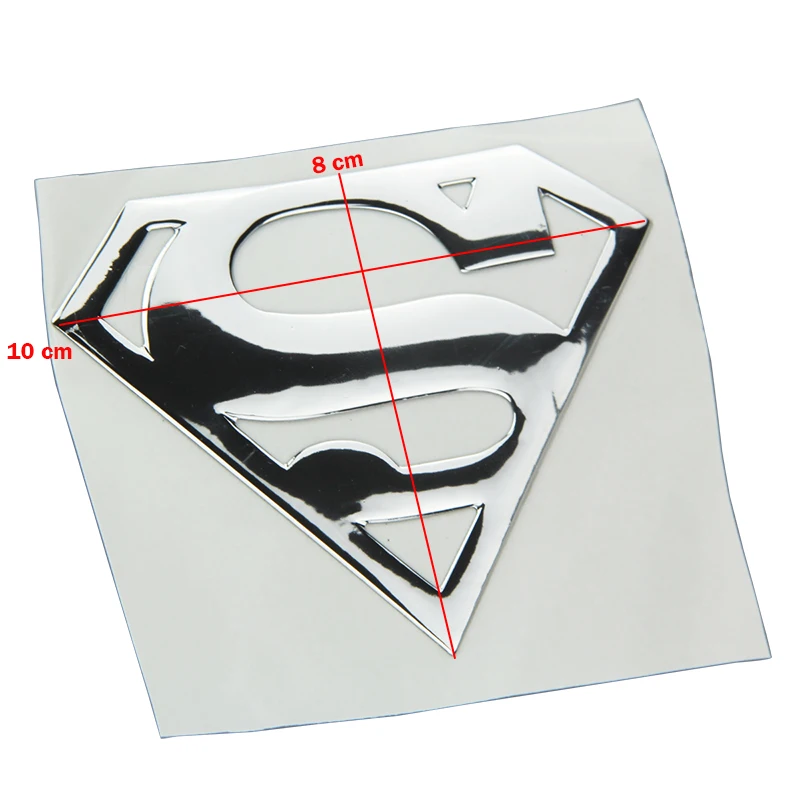 1 шт. эмблема Супермена наклейки мотоциклетный шлем мото Светоотражающая