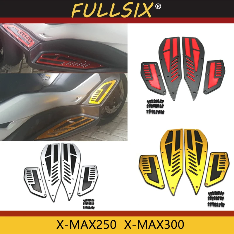 Педали для мотоцикла из алюминиевого сплава Yamaha XMAX 300 2017 2018 X MAX 250 CNC Алюминиевые