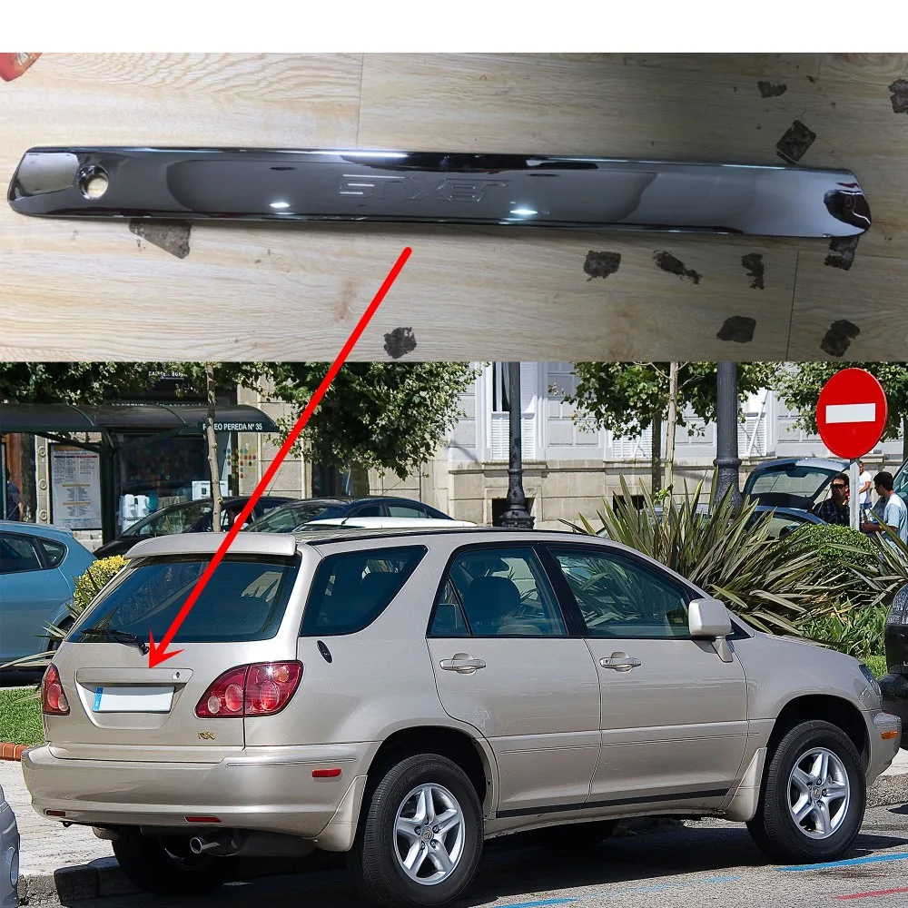 For Lexus XU110 RX300 1998 1999 2000 2001 2002 2003 High-quality ABS Chrome plated Rear Trunk Lid Cover Trim Car-styling
For Lexus XU110 RX300 1998 1999 2000 2001 2002 2003 High-quality ABS Chrome plated Rear Trunk Lid Cover Trim Car-styling