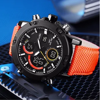 SMAEL Luxury Brand Men Analog Digital Leather 2018 Sports Watches Men's Army Military Watch Man Quartz Clock Relogio Masculino
SMAEL Luxury Brand Men Analog Digital Leather 2018 Sports Watches Men's Army Military Watch Man Quartz Clock Relogio Masculino