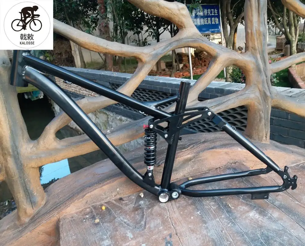 Kalosse Soft-tail Bicyle bike frame 27.5X17 mountain bike frame 27.5X1.75-2.1 MTB frame
Kalosse Soft-tail Bicyle bike frame 27.5X17 mountain bike frame 27.5X1.75-2.1 MTB frame