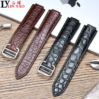 Watch Crocodile Leather Strap 18/20/22mm Blue Balloon watch band Strap +Folding Buckle + tools.Brown and black watch band.
Watch Crocodile Leather Strap 18/20/22mm Blue Balloon watch band Strap +Folding Buckle + tools.Brown and black watch band.