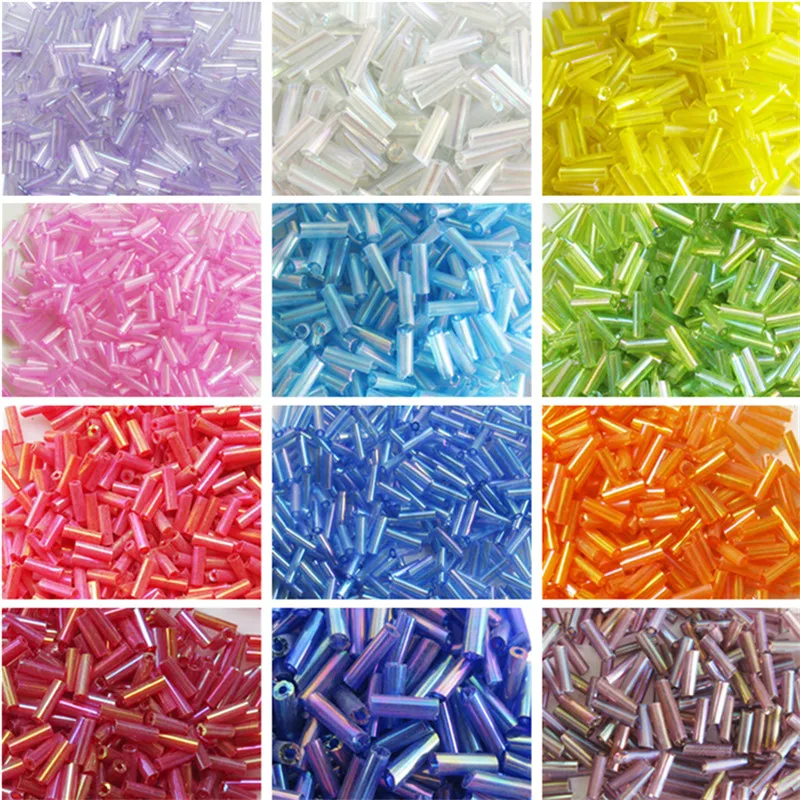 1 Pack 2*6mm Multi-Colors Tube Beads Czech Glass Seed Spacer Beads DIY Cloth Bag Jewelry Making Accessories
1 Pack 2*6mm Multi-Colors Tube Beads Czech Glass Seed Spacer Beads DIY Cloth Bag Jewelry Making Accessories