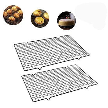 Cooling Rack Baking Rack Twin Set Stainless Steel Oven and Dishwasher Safe Wire Rack Fits Half Sheet Cookie Pan
Cooling Rack Baking Rack Twin Set Stainless Steel Oven and Dishwasher Safe Wire Rack Fits Half Sheet Cookie Pan