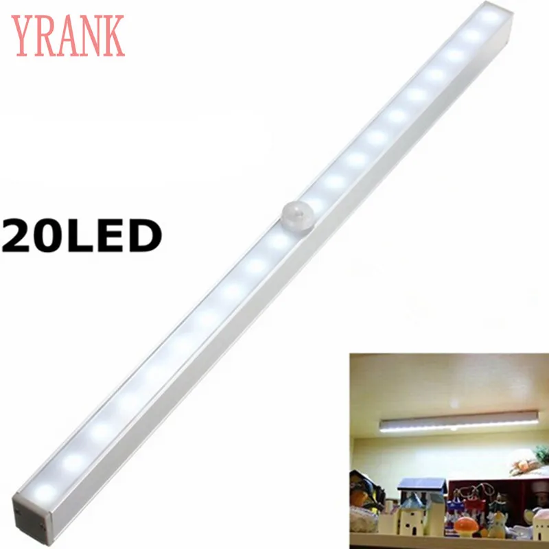 Wireless PIR Motion Sensor 20 LED Night Light Energy Saving Battery Power Drawer Light Closet Cabinet Wardrobe Kitchen Lamp
Wireless PIR Motion Sensor 20 LED Night Light Energy Saving Battery Power Drawer Light Closet Cabinet Wardrobe Kitchen Lamp