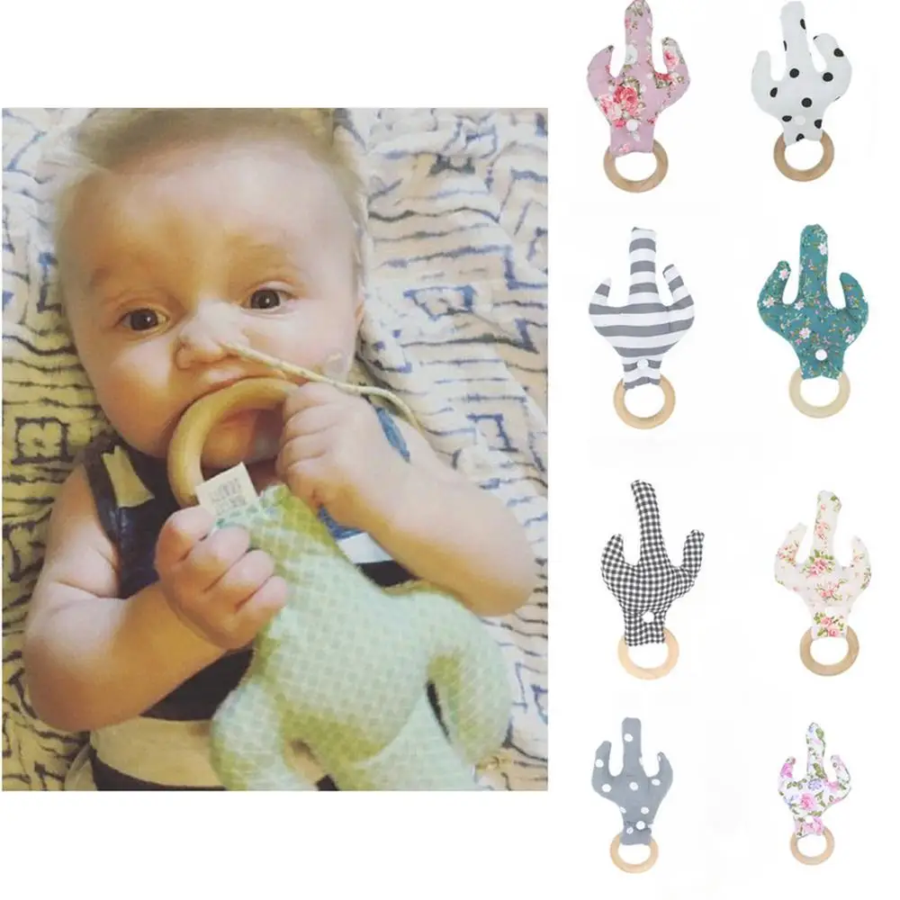 cactus baby teether