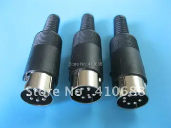 100 Pcs Per Lot 7 Pin DIN Plug Connector with Plastic Handle Male Hot Sale High Quality
100 Pcs Per Lot 7 Pin DIN Plug Connector with Plastic Handle Male Hot Sale High Quality