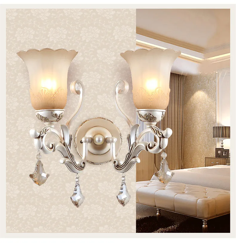 European rural bedroom lamps and lanterns, wall lamp, wrought iron resin Jane the corridor corridor lighting
European rural bedroom lamps and lanterns, wall lamp, wrought iron resin Jane the corridor corridor lighting