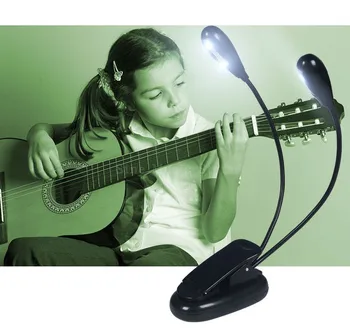 2 Arms LED Note Book Light for Guitar UKulele Violin Mandolin 4 PCS LEDS With Clip for Music Instrument Guitar Acessories
2 Arms LED Note Book Light for Guitar UKulele Violin Mandolin 4 PCS LEDS With Clip for Music Instrument Guitar Acessories