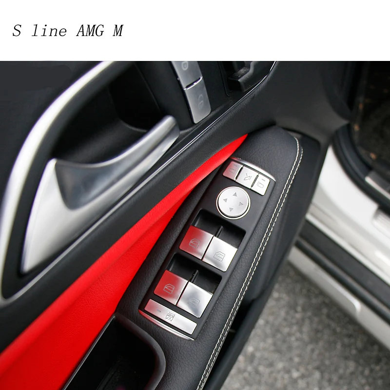 Car styling Window Glass Lifter buttons cover Sticker sequins for Mercedes Benz CLA GLA ML GL GLE GLS A/B/C/E class Accessories
Car styling Window Glass Lifter buttons cover Sticker sequins for Mercedes Benz CLA GLA ML GL GLE GLS A/B/C/E class Accessories