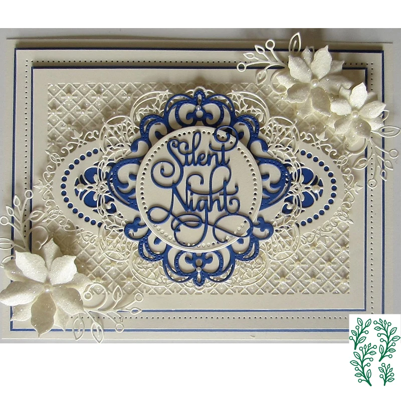 Rectángulo Decorativo Multi Uso Conjunto de 4 Metal Corte muere Nuevo