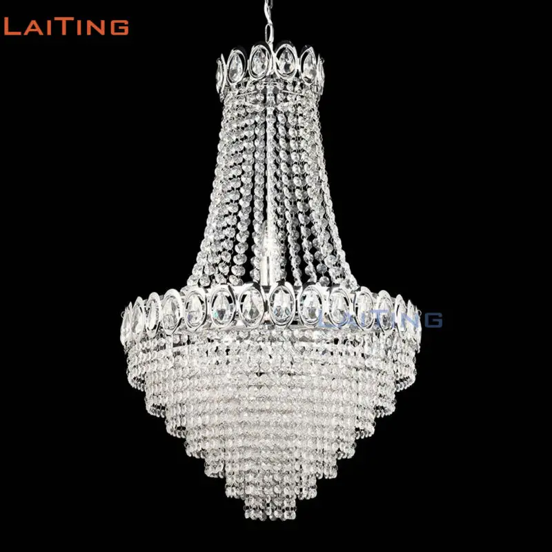 LAITING Dia 50cm Chrome Chandelier Foyer Silver Crystal Chandeliers Lighting Fixtures LT-71055 +Free shipping
LAITING Dia 50cm Chrome Chandelier Foyer Silver Crystal Chandeliers Lighting Fixtures LT-71055 +Free shipping