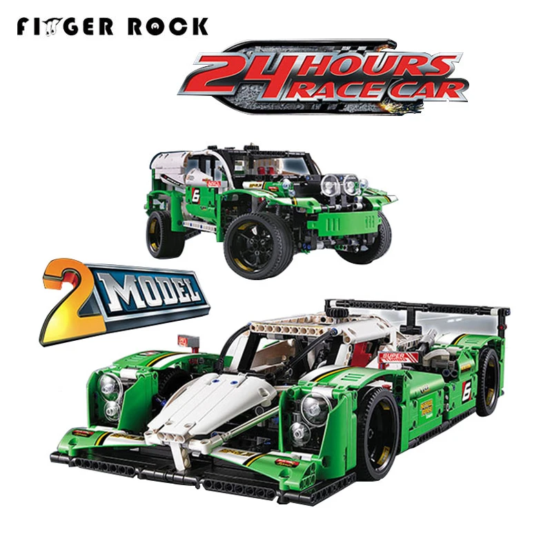 Finger Rock 3364 Technic Series 24 Hours Race Car 2-In-1 1249pcs Model Building Blocks DIY Toys LegoINGLYs Technic 42039
Finger Rock 3364 Technic Series 24 Hours Race Car 2-In-1 1249pcs Model Building Blocks DIY Toys LegoINGLYs Technic 42039