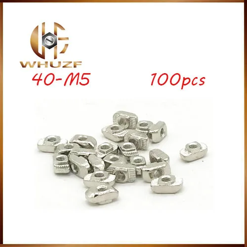 100PCS M5 Hammer 40-M5 Nut Aluminum Connector T Fastener Sliding Nut Nickel Plated Carbon Steel for 4040 Aluminum Profile
100PCS M5 Hammer 40-M5 Nut Aluminum Connector T Fastener Sliding Nut Nickel Plated Carbon Steel for 4040 Aluminum Profile