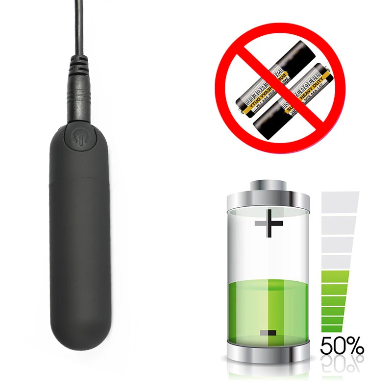 Rechargeable Erotic Adult Sex Product USB Vibrator, 10 Speed Vibrating Mini Bullet Shape Waterproof Vibrator G Spot Stimulator