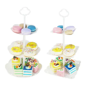 3-tier White Plastic Cake Stand Dessert Stand Pastry Stand Cupcake Stand Holder Serving Platter for Party Wedding Home ,Set of 2
3-tier White Plastic Cake Stand Dessert Stand Pastry Stand Cupcake Stand Holder Serving Platter for Party Wedding Home ,Set of 2