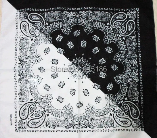 2019 Half Black And White Color Paisley Bandanas Bandanna Headwear/Hair Band Scarf Neck Wrist Wrap Band Headties For Women/Mens
2019 Half Black And White Color Paisley Bandanas Bandanna Headwear/Hair Band Scarf Neck Wrist Wrap Band Headties For Women/Mens
