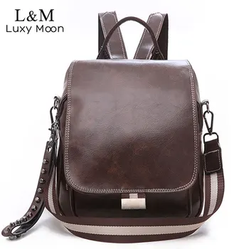 Hot Women Backpack Leather Daypack Fashion Backpacks Female Mochila Feminine Casual Large Capacity Vintage Shoulder Bags XA219H 
Hot Women Backpack Leather Daypack Fashion Backpacks Female Mochila Feminine Casual Large Capacity Vintage Shoulder Bags XA219H