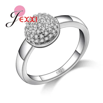 Classic Women Wedding Rings Stainless 925 Sterling Silver Shiny Zircon Crystal Bridal Engagement Propose Jewelry Ring
Classic Women Wedding Rings Stainless 925 Sterling Silver Shiny Zircon Crystal Bridal Engagement Propose Jewelry Ring