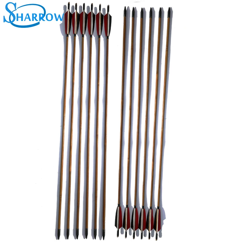 6/12Pcs Archery Wooden Arrow With Retro Head Type Turkish Feather Wood Arrow For Shooting Recurve Bow Compound Bow Hunting
6/12Pcs Archery Wooden Arrow With Retro Head Type Turkish Feather Wood Arrow For Shooting Recurve Bow Compound Bow Hunting