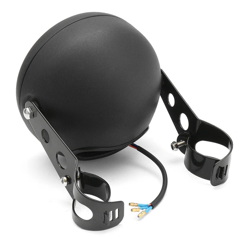 JX-LCLYL Universal 6.5" Motorcycle LED Projector Headlight Lamp+Bracket For Harley
