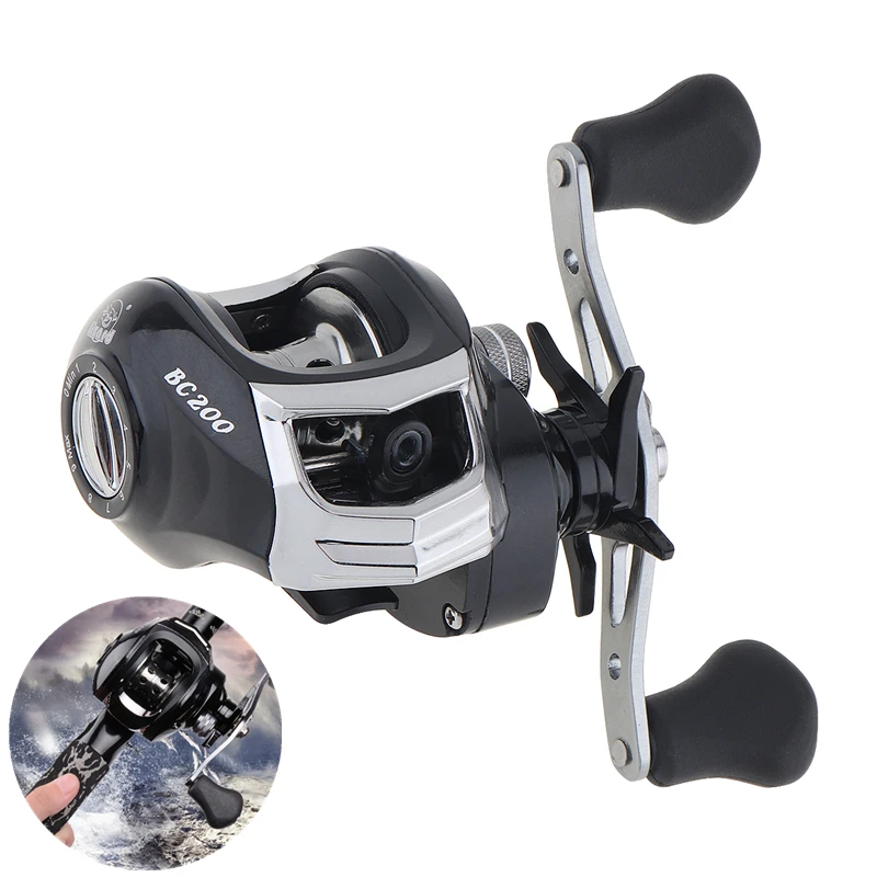 17+1BB High Speed 7.1:1 Gear Ratio Fishing Bait Casting Reel Magnetic Braking Force 4.5KG / 10LB with R / L Hand Optional
17+1BB High Speed 7.1:1 Gear Ratio Fishing Bait Casting Reel Magnetic Braking Force 4.5KG / 10LB with R / L Hand Optional