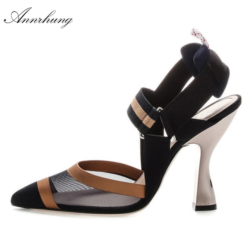 2019 latest Arrival Mesh Patchwork Sandals Women Pointed Toe Elastic Strap Slingback Summer Shoes Gladiator High Heel Sandalias
2019 latest Arrival Mesh Patchwork Sandals Women Pointed Toe Elastic Strap Slingback Summer Shoes Gladiator High Heel Sandalias
