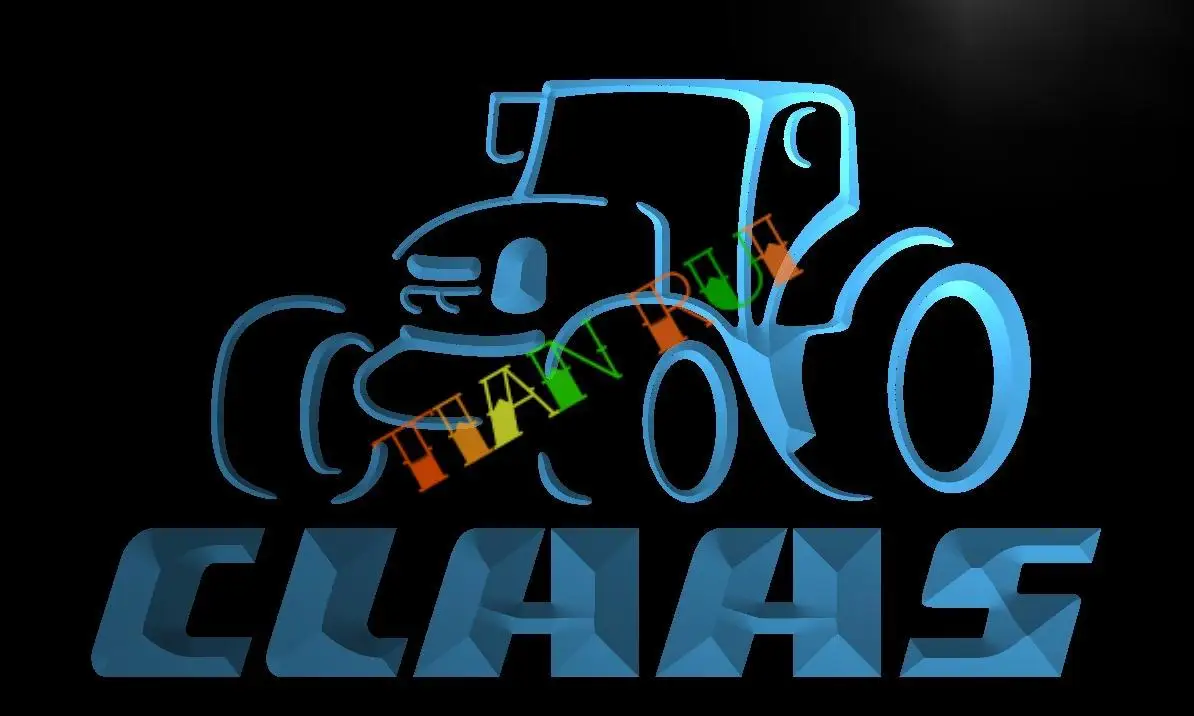 LG178- Claas-LED Neon Light Sign hang