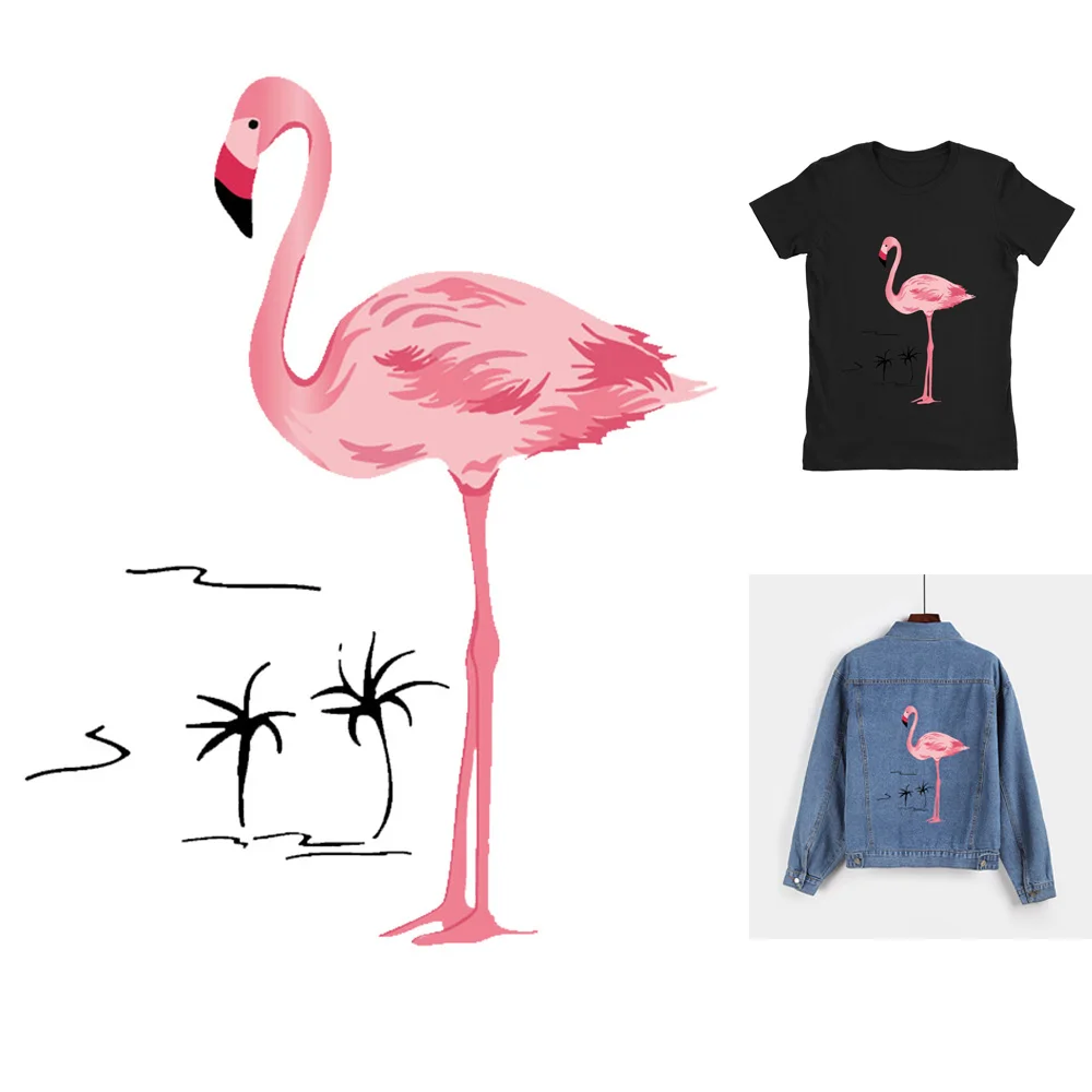 Xugar Ins Fashion Flamingo Patches for Clothing DIY Applications Iron on Heat Transfer Patch Applique on Clothes Thermo Stickers
Xugar Ins Fashion Flamingo Patches for Clothing DIY Applications Iron on Heat Transfer Patch Applique on Clothes Thermo Stickers