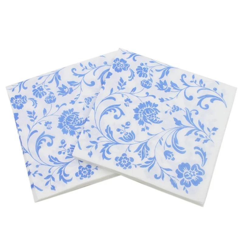 Color Printed Black Background White Flower Pattern Original Wood Pulp Napkin Portable Home Kitchen Textile Finished Supplies
Color Printed Black Background White Flower Pattern Original Wood Pulp Napkin Portable Home Kitchen Textile Finished Supplies