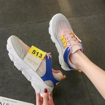 2019 Spring autumn Women running shoes Comfortable Color matching thick bottom Sneaker Shoes feminino zapatos mujer K2-9
2019 Spring autumn Women running shoes Comfortable Color matching thick bottom Sneaker Shoes feminino zapatos mujer K2-9